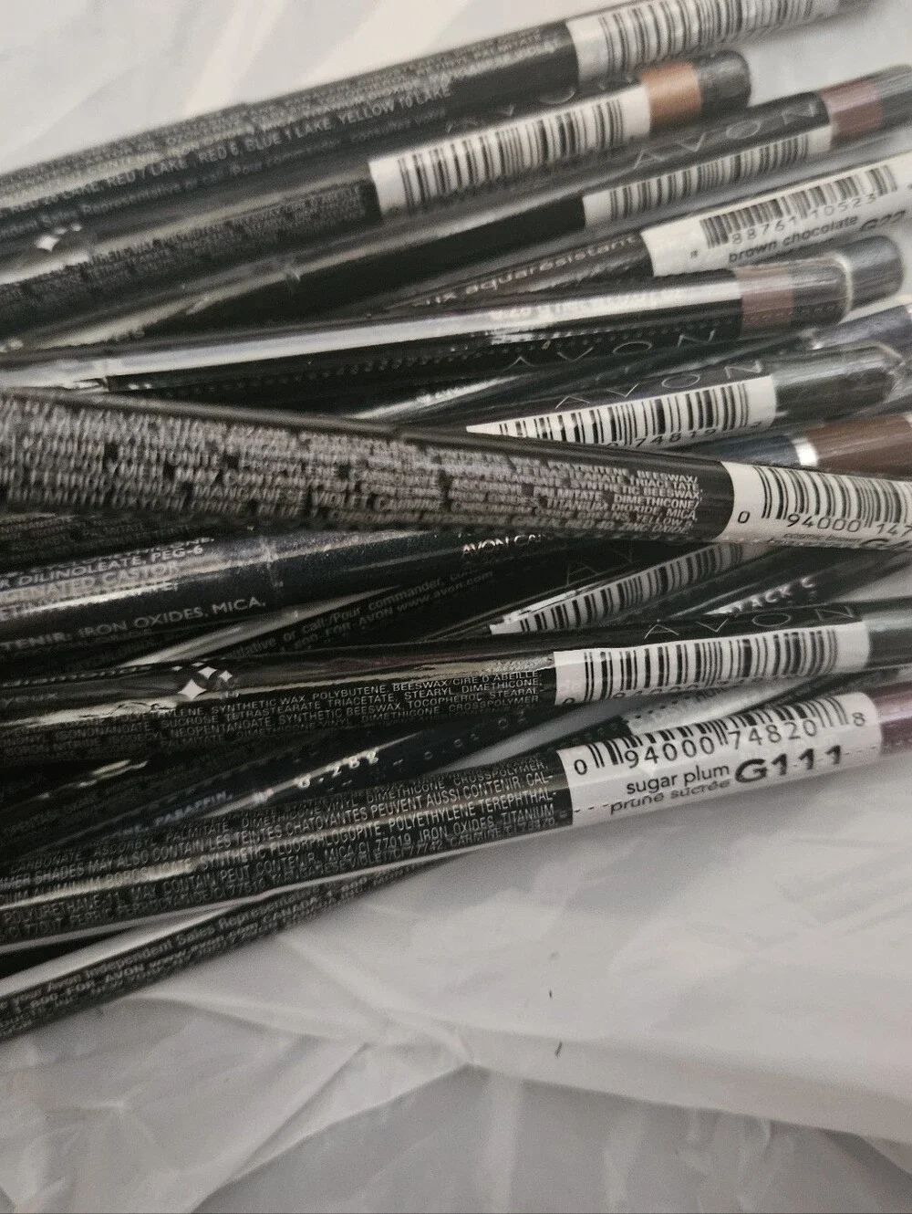 16) Avon Glimmerstick Diamond & True Eyeliner Mixed Lot Various Colors New Seal.